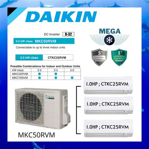 mkc50rvm|Daikin Multi Split MKC50RVM .